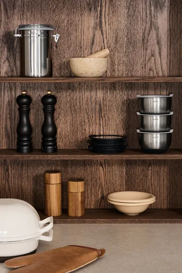 Hollow pepper mill 16 cm - Acacia - Scandi Living