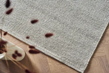 Lea wool rug natural white - 170x240 cm - Scandi Living