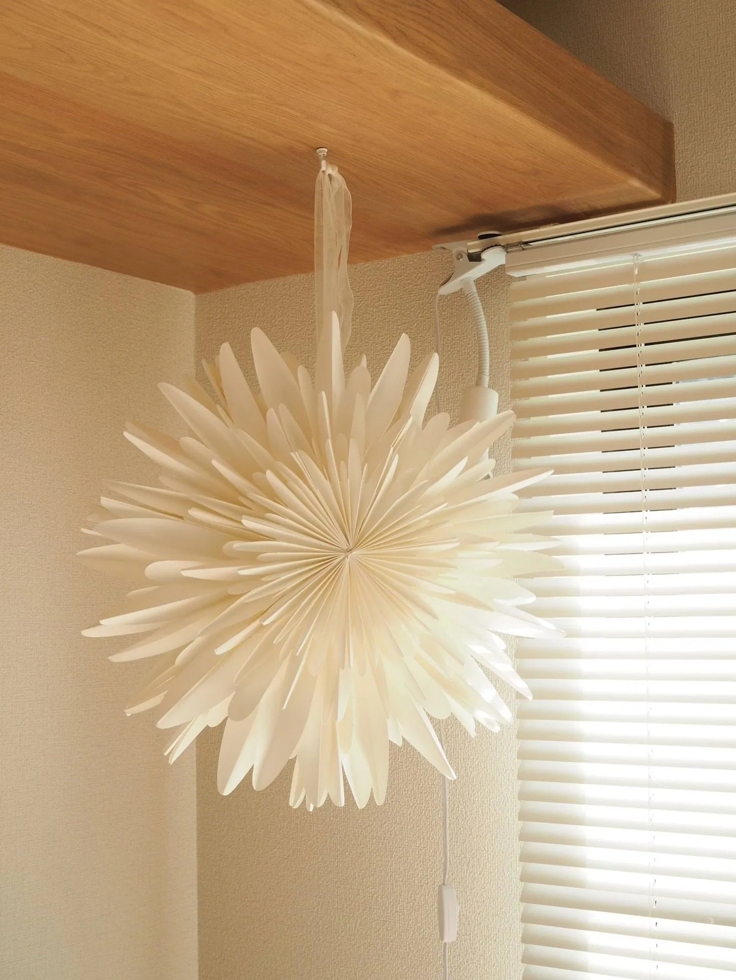 Luna advent star white, 45 cm Scandi Living