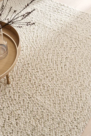 Mire wool rug - Natural white, 170x240 cm - Scandi Living