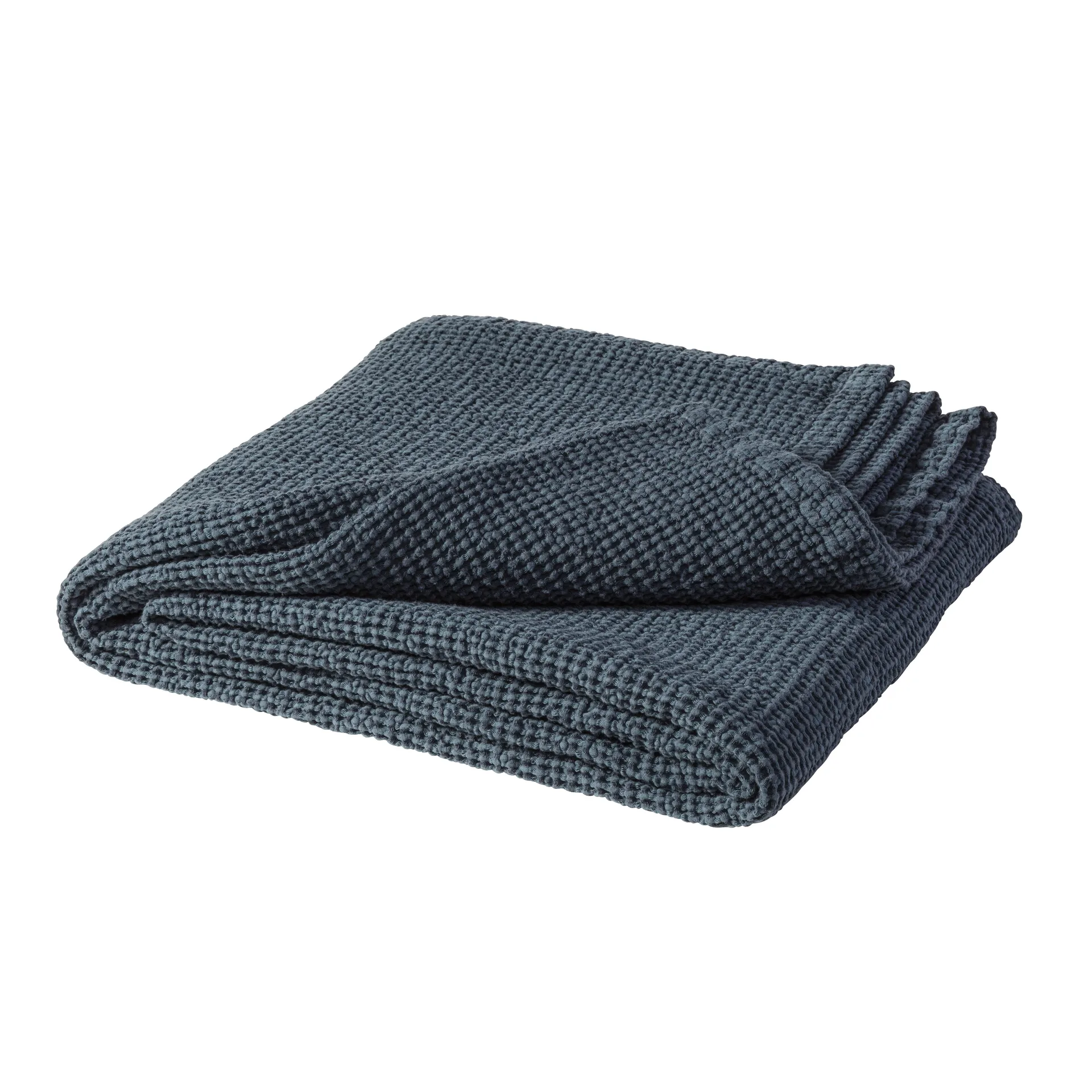 Moss bed spread 160x260 cm, storm blue Scandi Living
