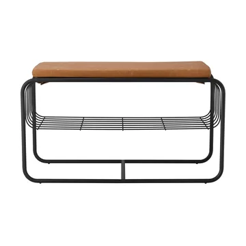 Nod bench/shoe rack 80x36x42 cm - Black - Scandi Living