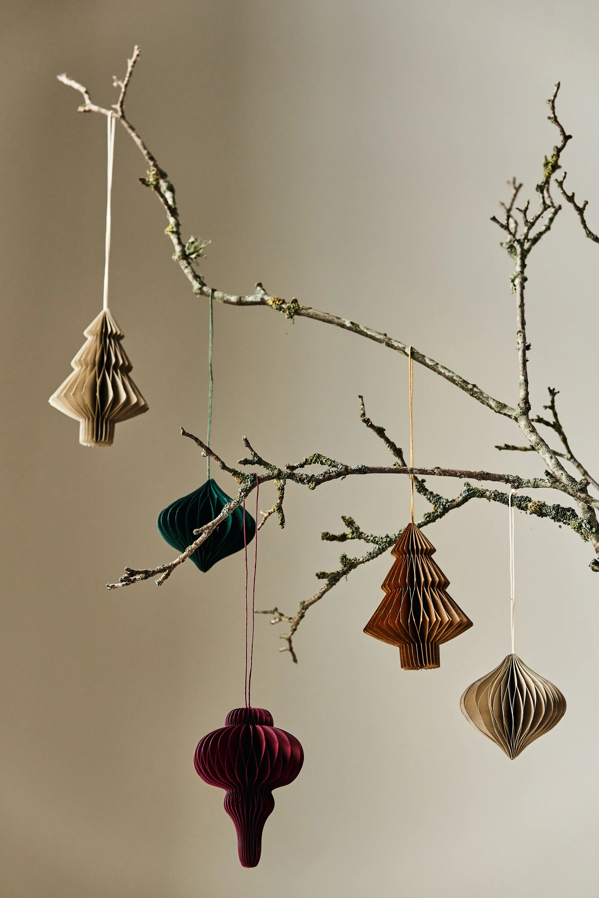 Onion baubles 4-pack, Beige Scandi Living