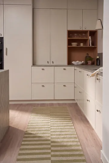 Path runner rug - Olive green, 70x200 cm - Scandi Living