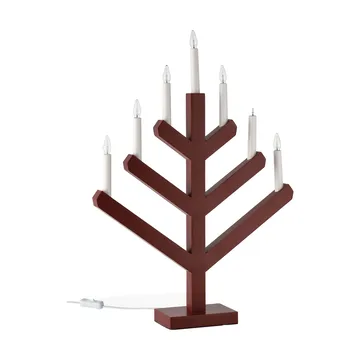 Pine advent candle 62 cm - Red - Scandi Living