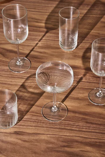 Pristine champagne coupe glass 29 cl 4-pack - Clear - Scandi Living