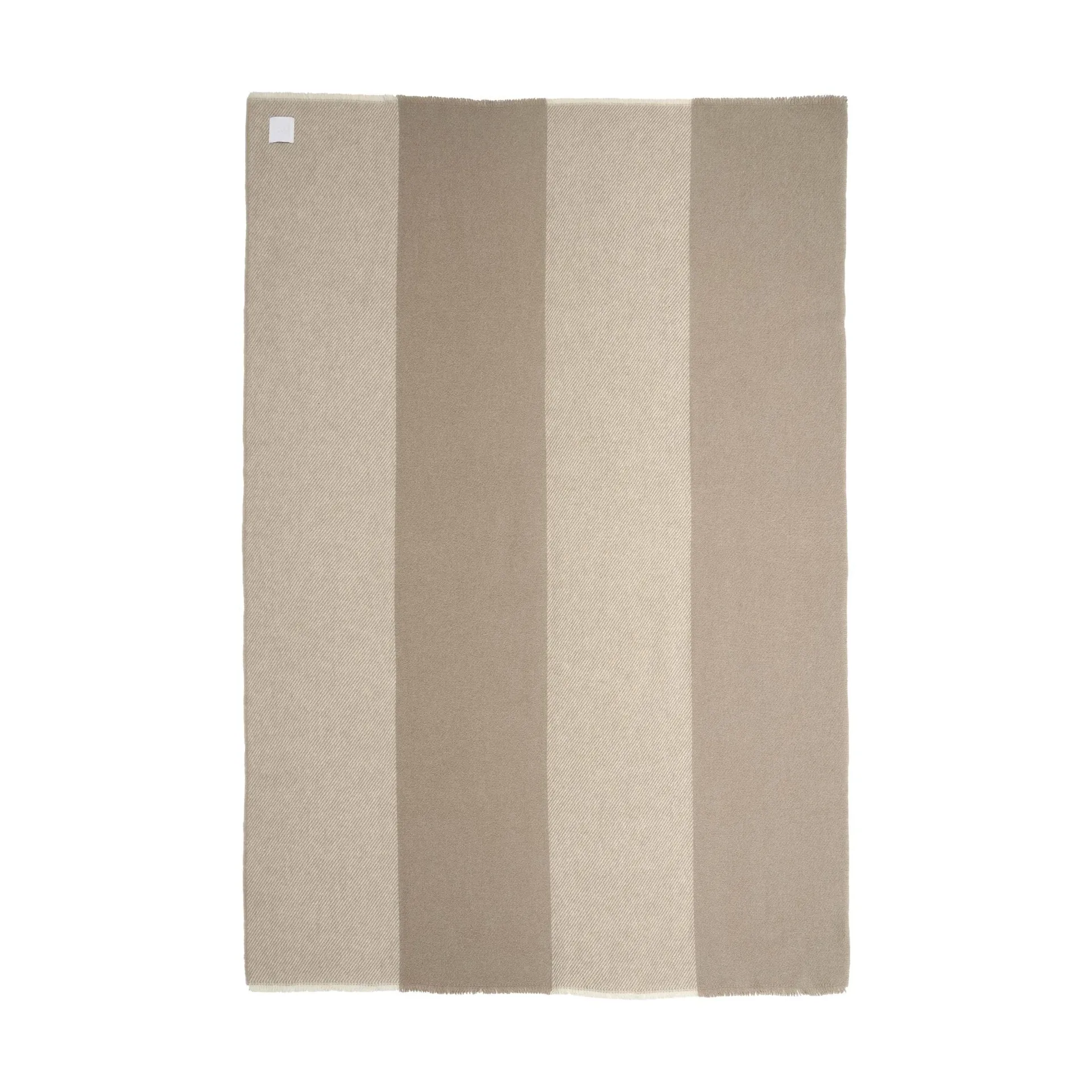 Row wool throw, Beige, 120x185 cm Scandi Living