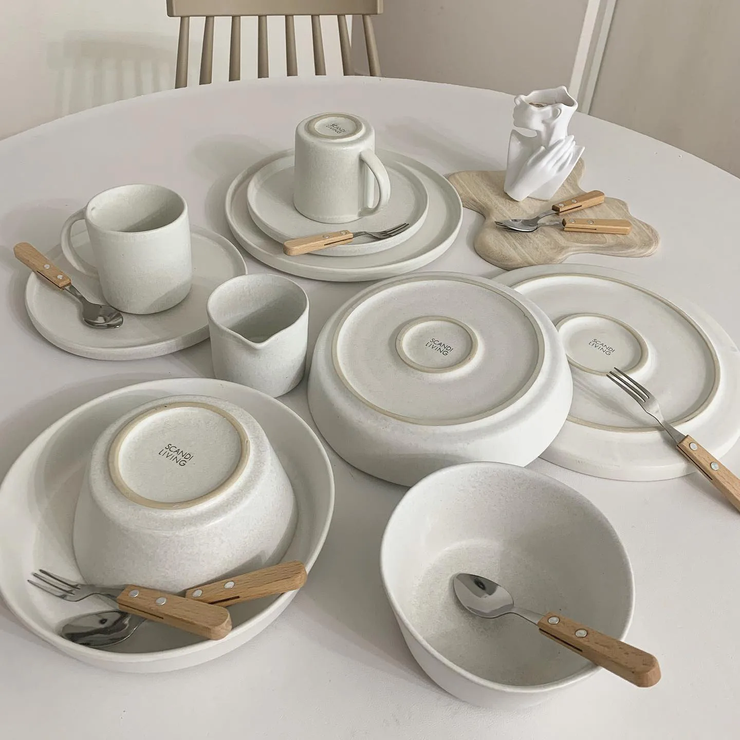 Sandsbro dinner plate offwhite, Ø26 cm, 6-pack,  Scandi Living