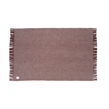 Sandstone wool throw 130x180 cm - Burgundy - Scandi Living