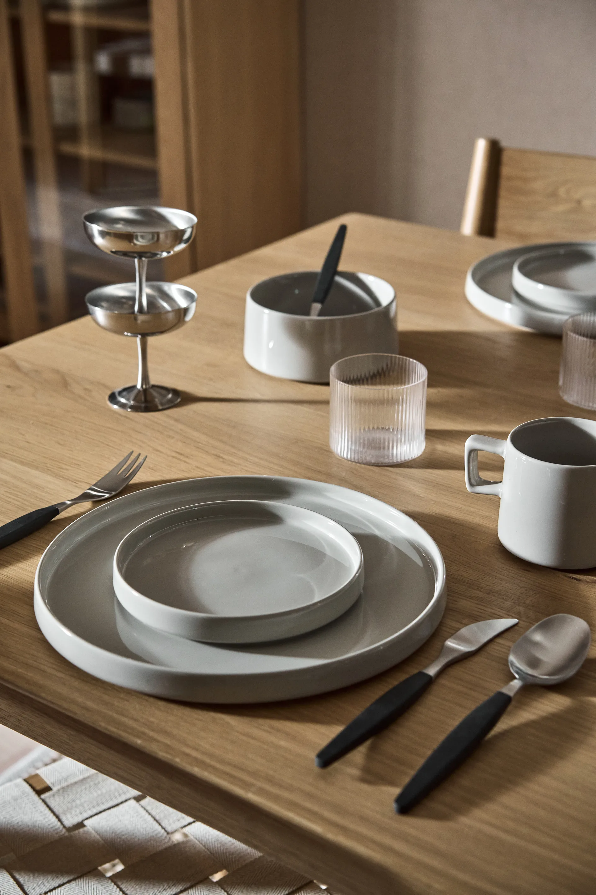 Taper Bowl Ø13,3 cm, Light grey Scandi Living