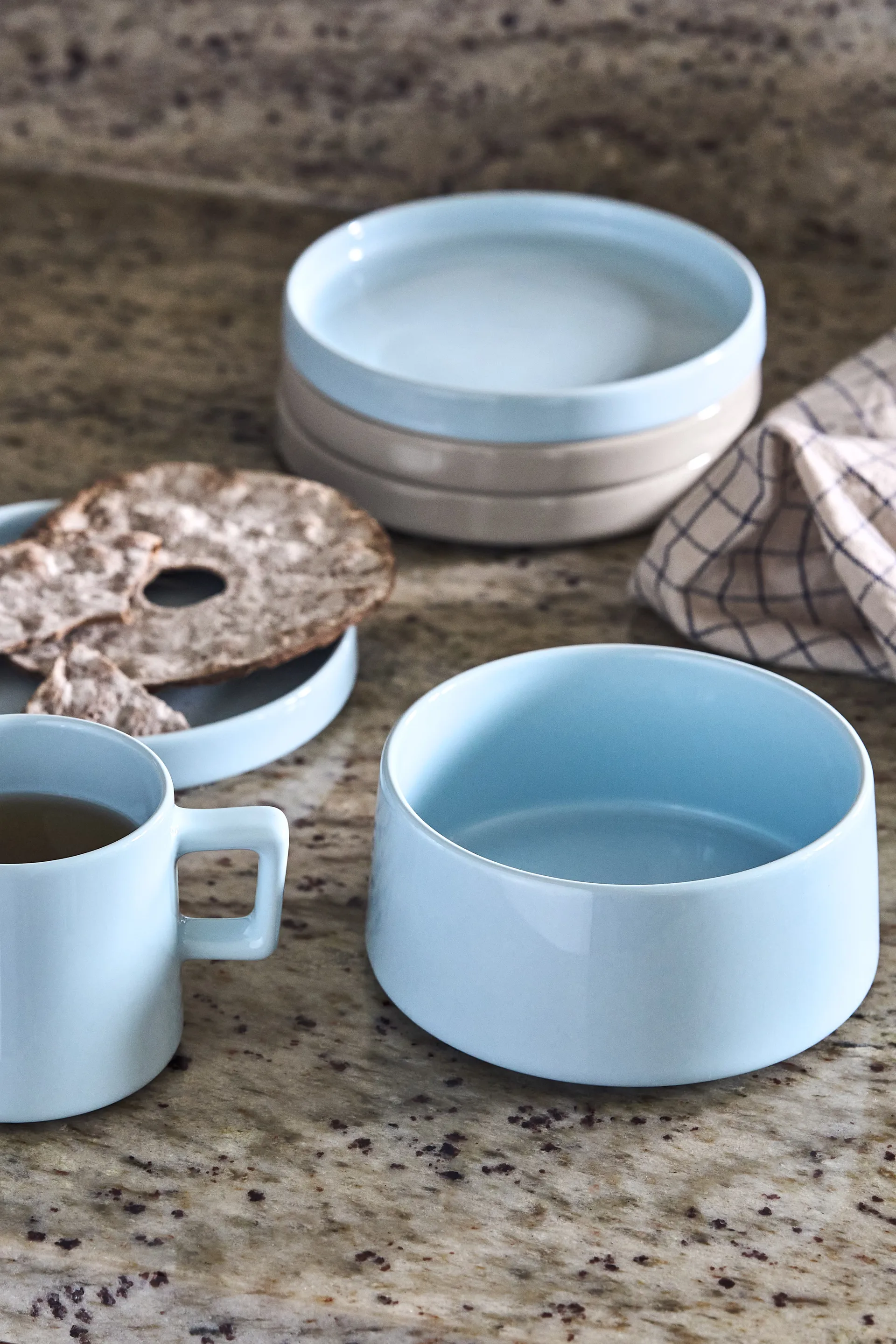 Taper plate 14 cm, Light blue Scandi Living