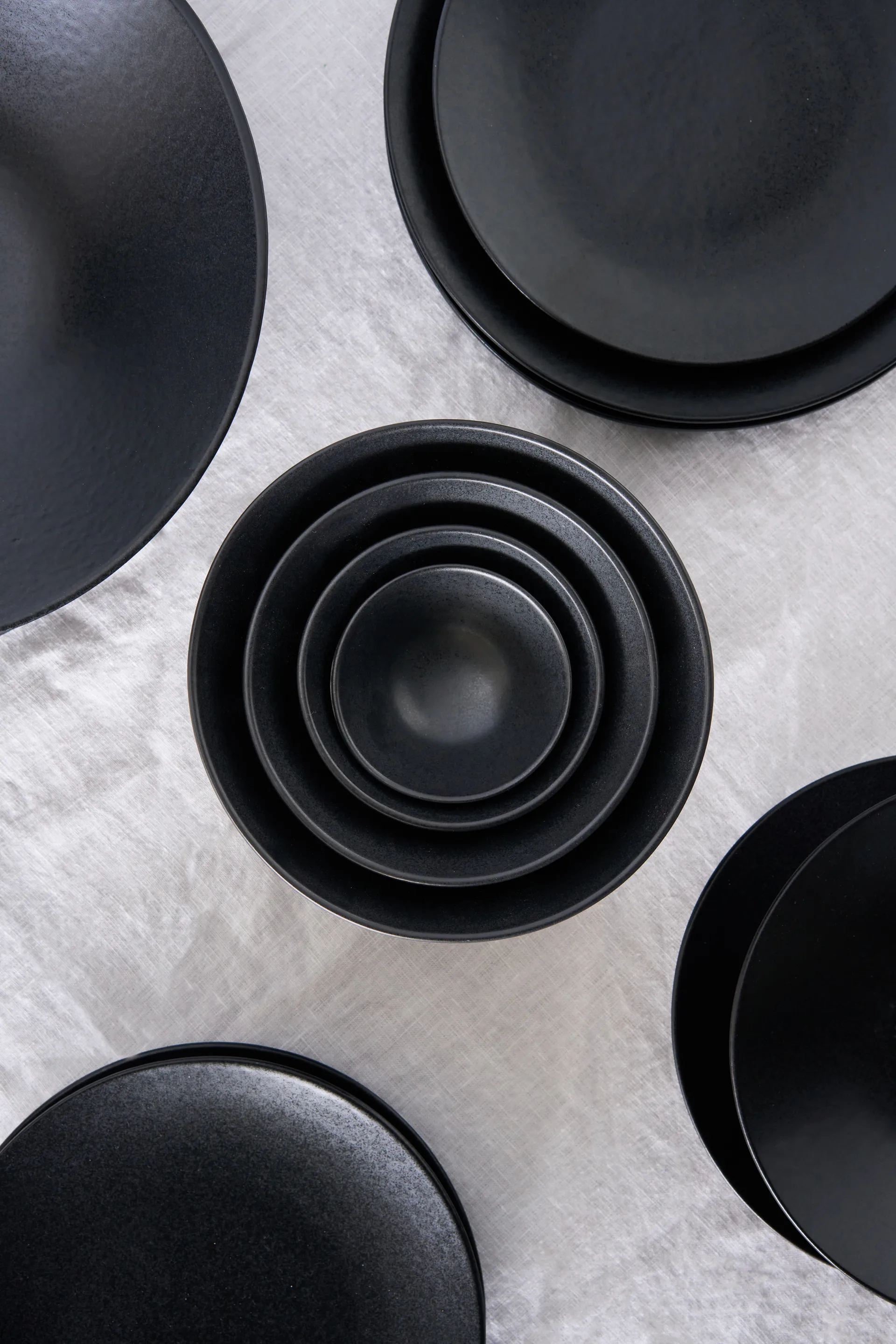 Terra ramen bowl, Black stoneware, Ø20 cm Scandi Living