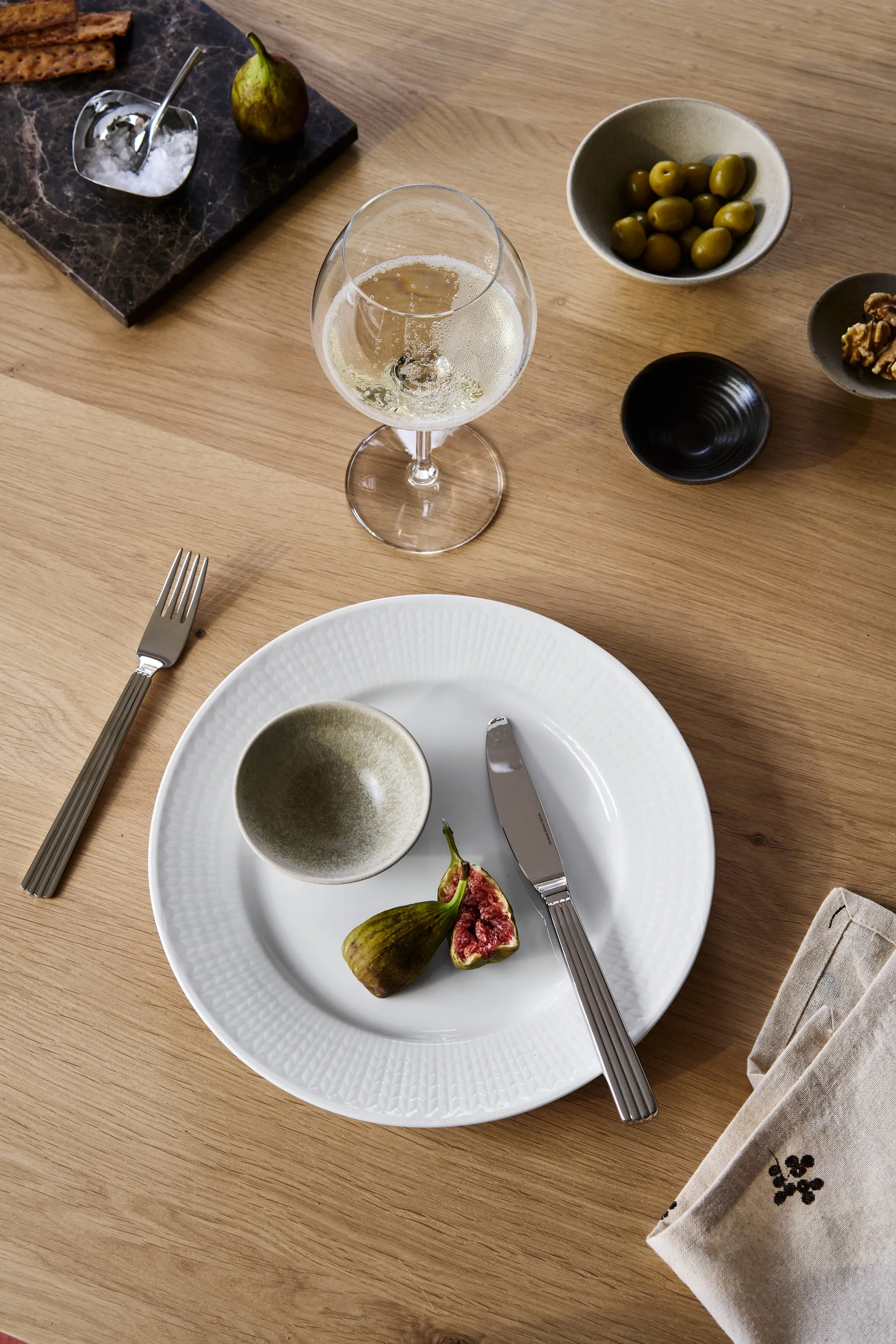 Terra serving bowl, Beige stoneware, Ø9,5 cm Scandi Living