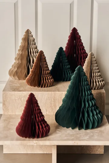 Trees Christmas tree decorations 2-pack - Red - Scandi Living