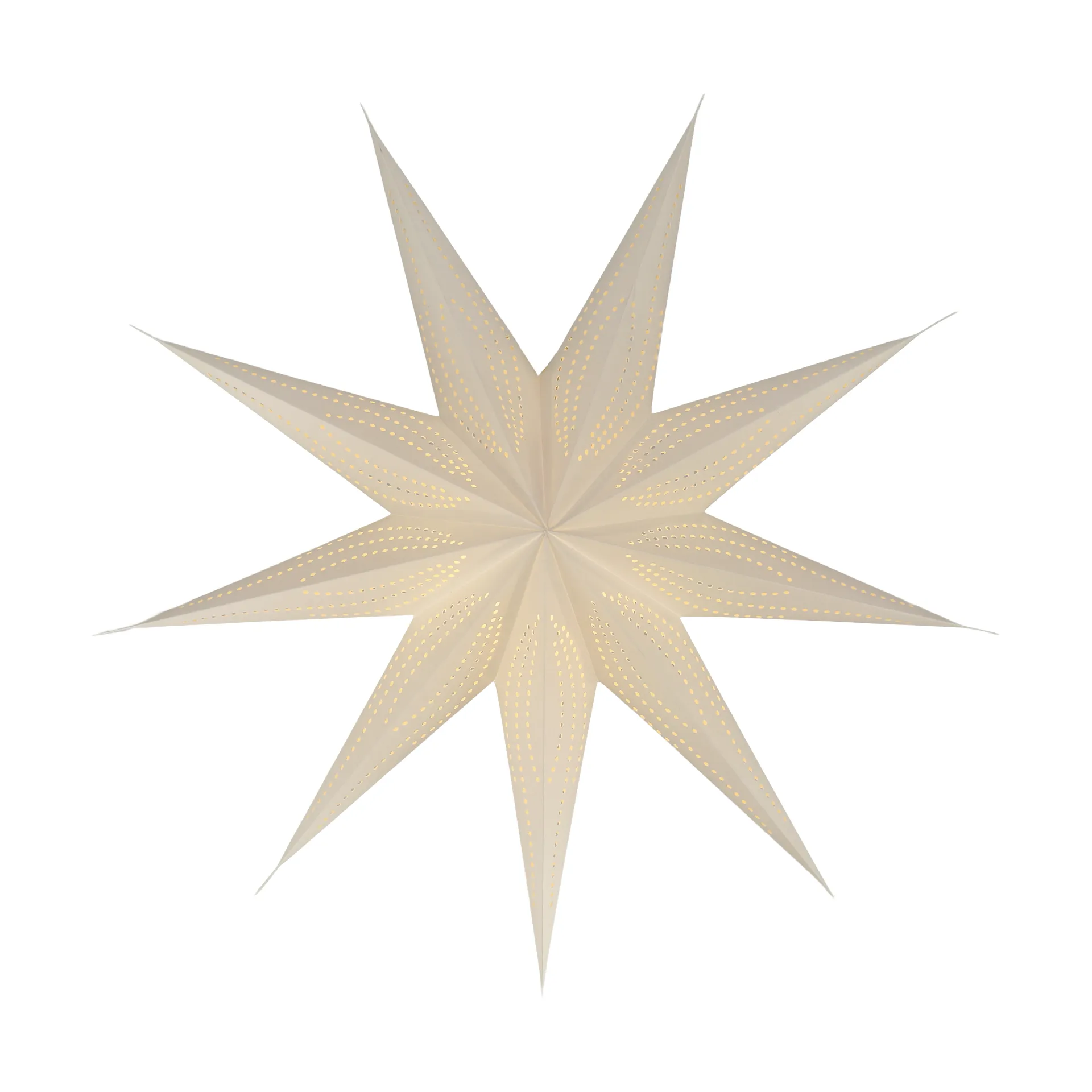 Veil advent star, White, Ø60 cm Scandi Living