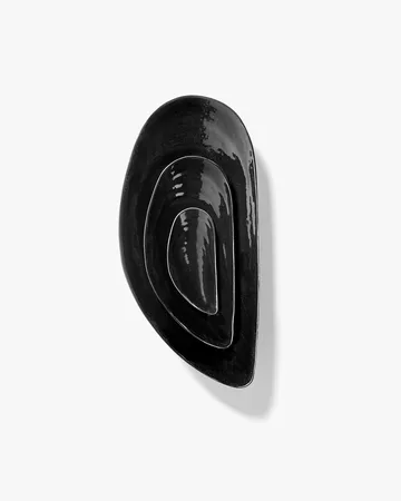 Les Objets Mouleversants Marcel bowl M 14x30.5 cm - Black - Serax