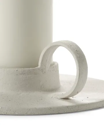 Mira candlestick L - Beige - Serax