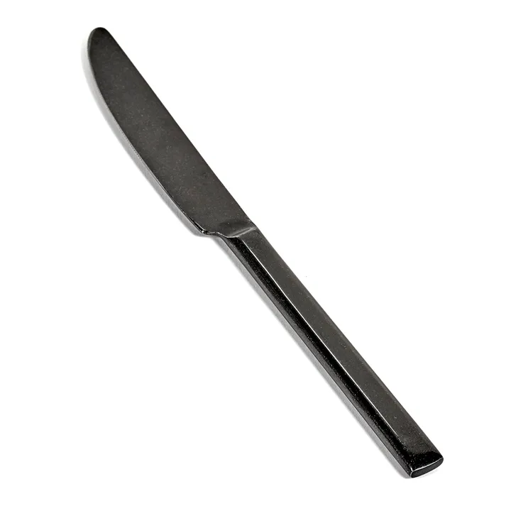 Pure dinner knife - black - Serax