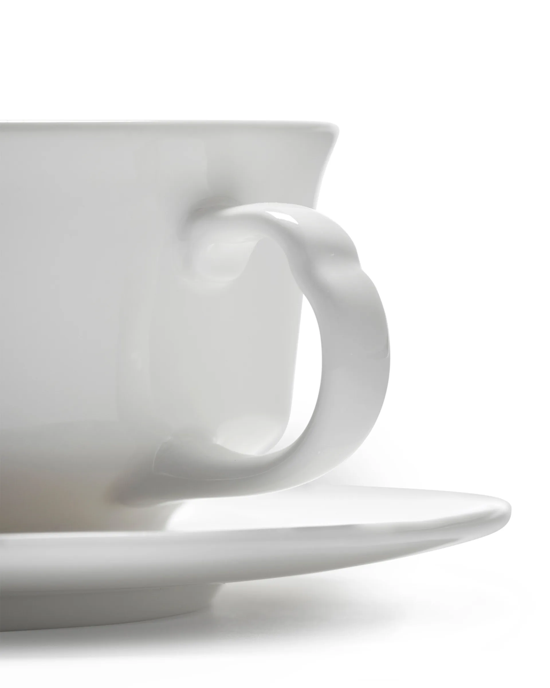 Silhouette coffee cup 19 cl 4-pack, White Serax