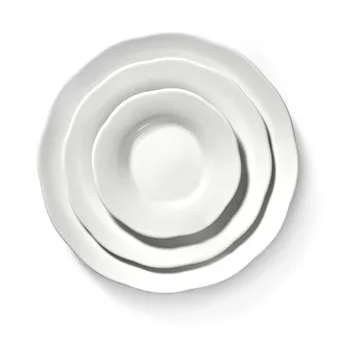 Silhouette deep side plate S Ø10.5 cm 4-pack - White - Serax