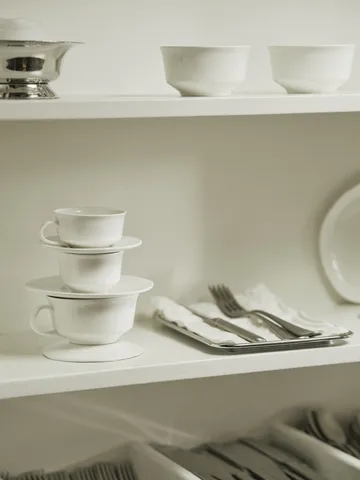 Silhouette espresso cup 10 cl 4-pack - White - Serax