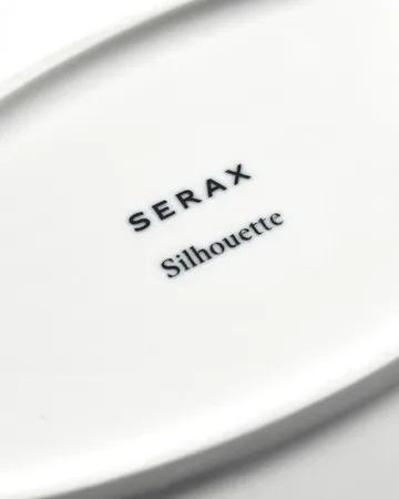 Silhouette oval deep plate M 15x24.5 cm 2-pack - White - Serax