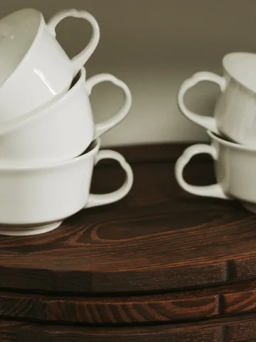Silhouette oval tray 21x30 cm - Ash - Serax