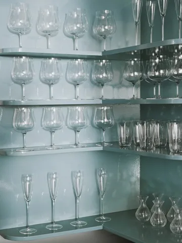 Silhouette water glass 30 cl 4-pack - Clear - Serax