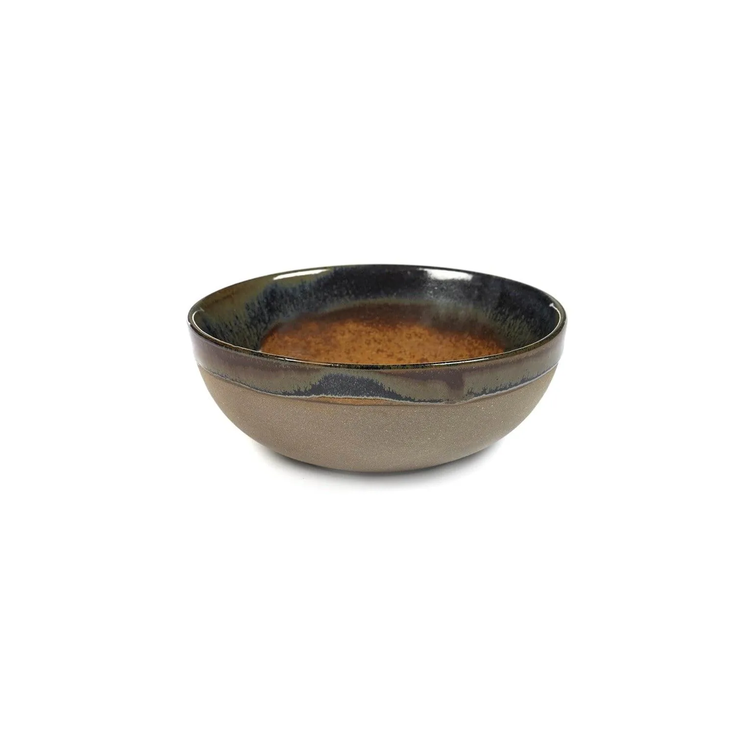 Surface bowl 13 cm, Gray-rust brown Serax