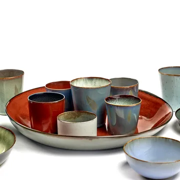 Terres de Rêves cup M - rust-dark blue - Serax
