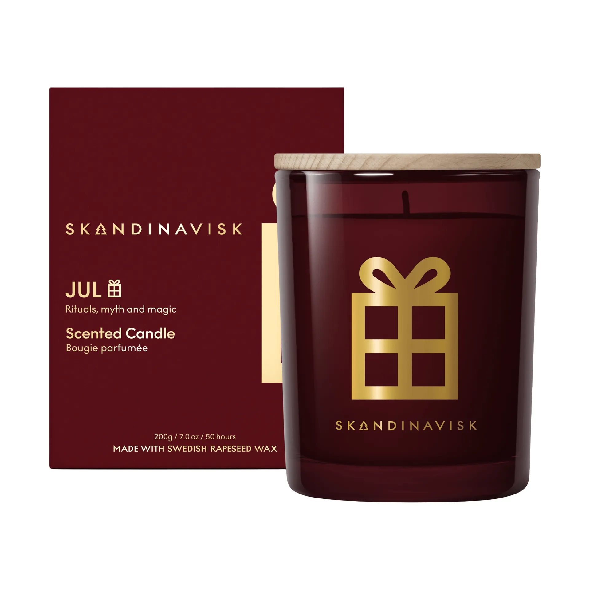 Jul Gold Symbol scented candle, 200 g Skandinavisk