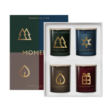 Moments scented candle gift set 4 pieces - 65 g - Skandinavisk