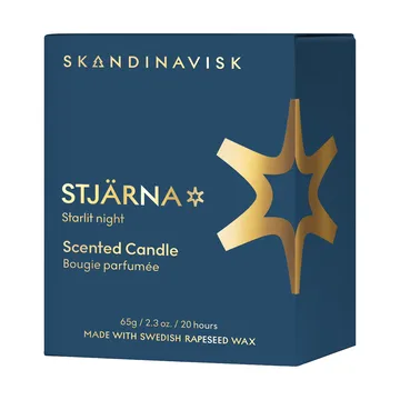 Stjärna Gold Symbol scented candle - 65 g - Skandinavisk