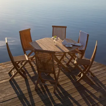 Viken table - Teak, large - Skargaarden