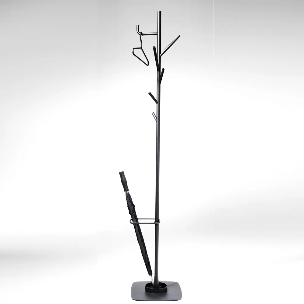 Alfred hanger with umbrella holder, Light grey SMD Design