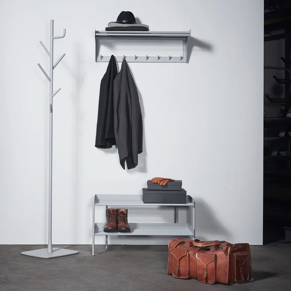 Alfred shoe shelf, Light grey, extension SMD Design