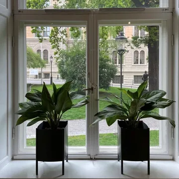 Convex Pot pot - White, medium Ø34 cm - SMD Design