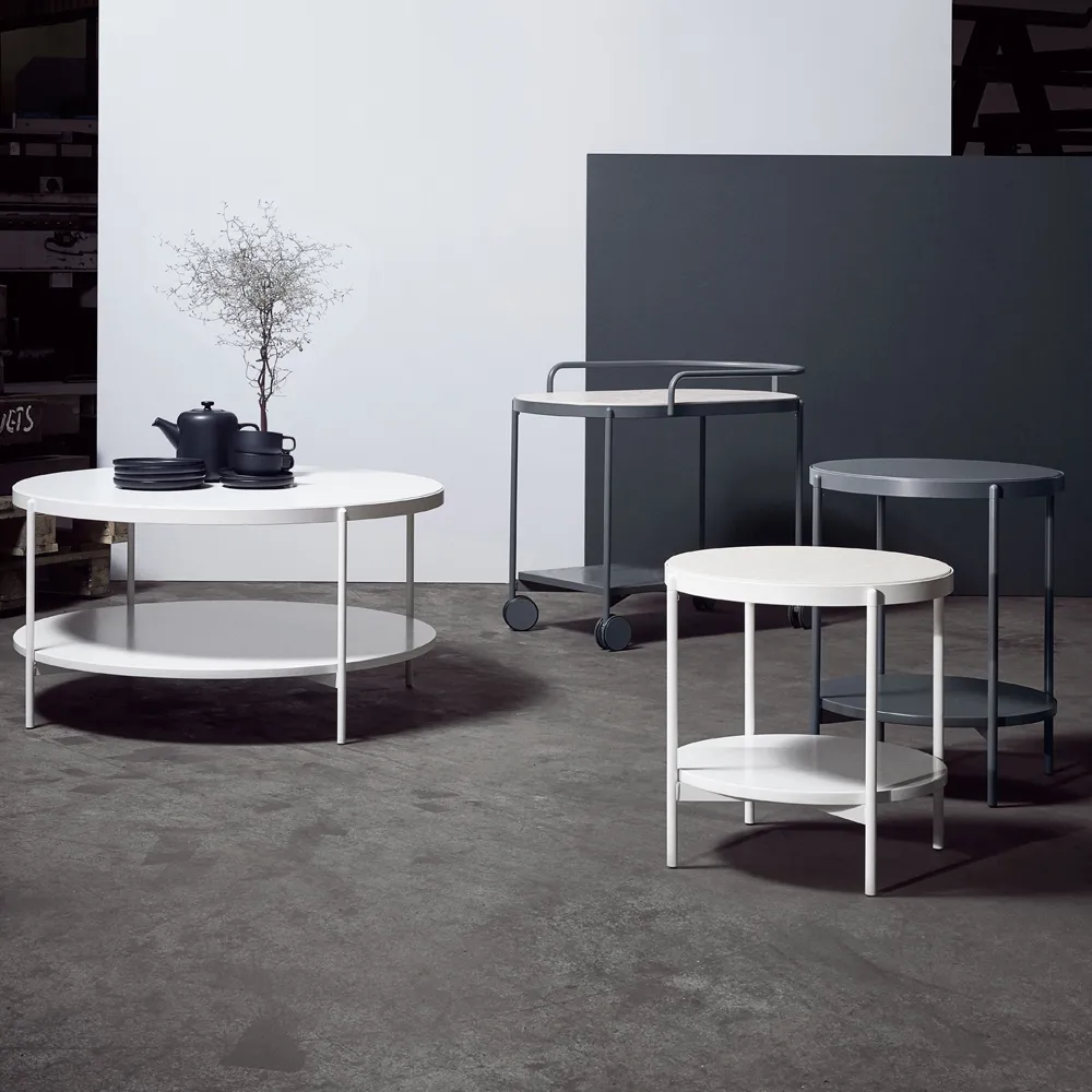 Lene serving trolley, White, mdf SMD Design