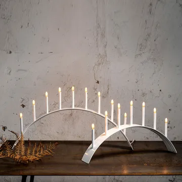 Spica Bow 7 Advent candle holder - Grey - SMD Design