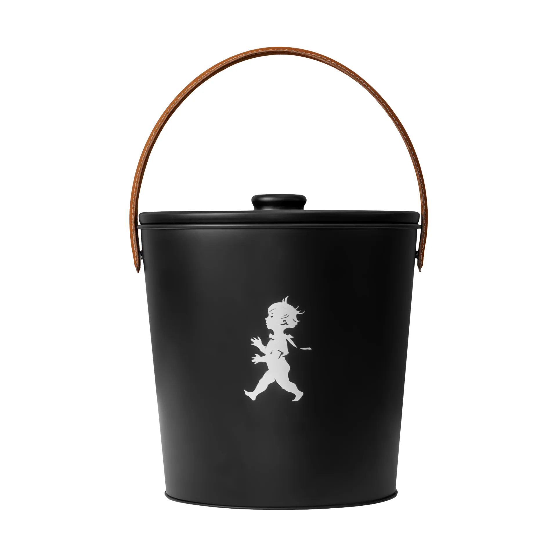 Solstickan ash bucket, Black Solstickan Design