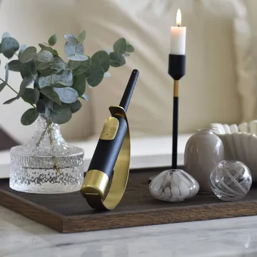 Solstickan Eldklinga lighter - Black-brass - Solstickan Design
