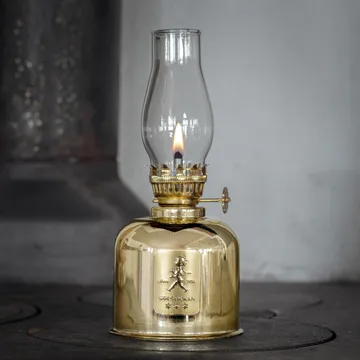 Solstickan paraffin lamp - gold, Ø8,5x20 cm - Solstickan Design