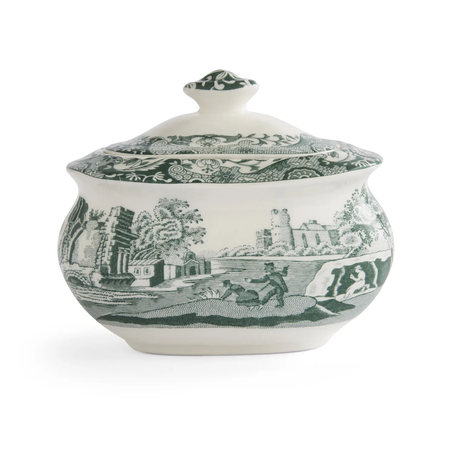 Heritage Green Italian sugar bowl, Green, 0.25 L Spode