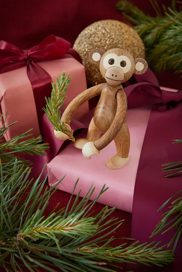 Jolly monkey decoration 11 cm - Oak - Spring Copenhagen