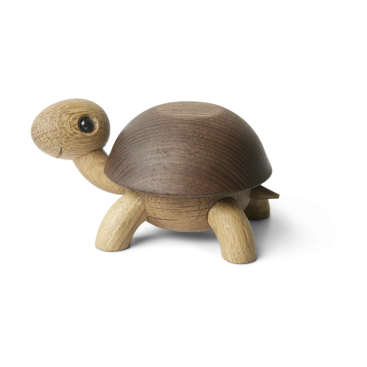 Speedy turtle decoration 4 cm - Oak-ash - Spring Copenhagen
