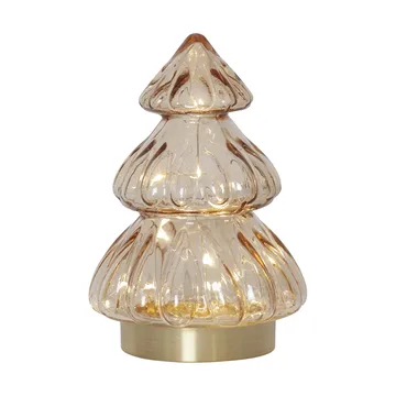 Abete table decoration Christmas lights 18 cm - Beige - Star Trading