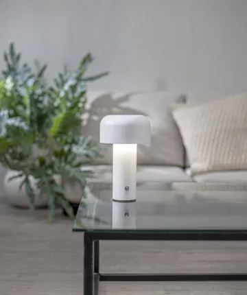 Bobby portable table lamp - White - Star Trading