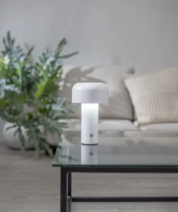 Bobby portable table lamp - White - Star Trading