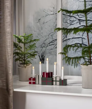 Christmas gifts advent candle holder - Multi - Star Trading