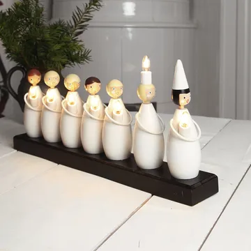 Luciatåg candle arch - white - Star Trading